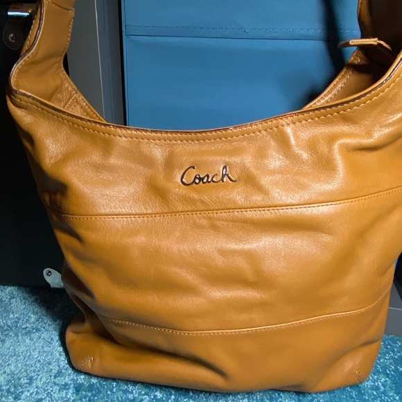 coach camel bag